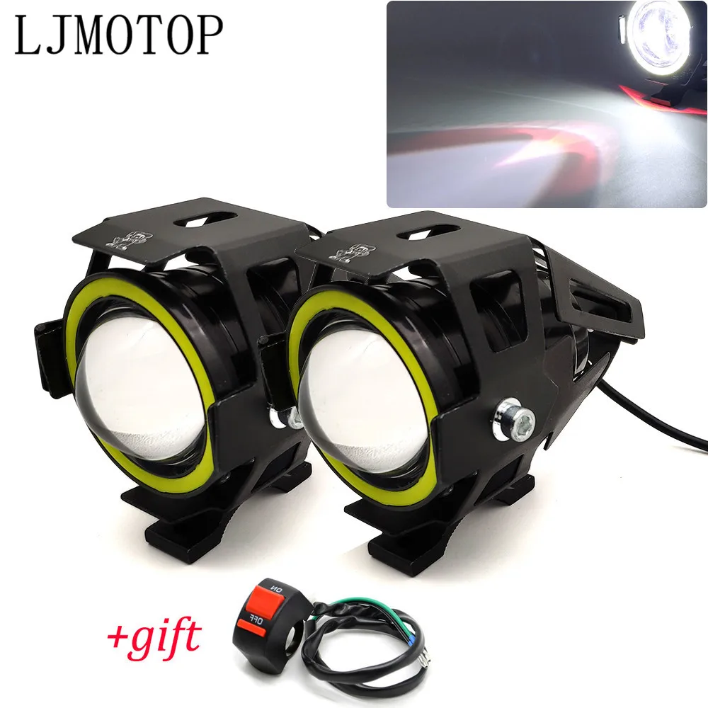 Для Honda VT1100 X 11 CBR250R ST1300 forza 300 CBR650R CBR900RR 125 Вт фара мотоцикла 3000LM вспышка ближнего