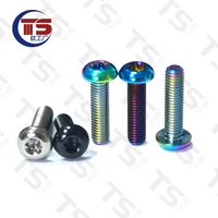 ts titanium bolts m6x20253035mm half round allen key head screws for motorcycle car aeromodelling refit %ef%bc%881pc%ef%bc%89