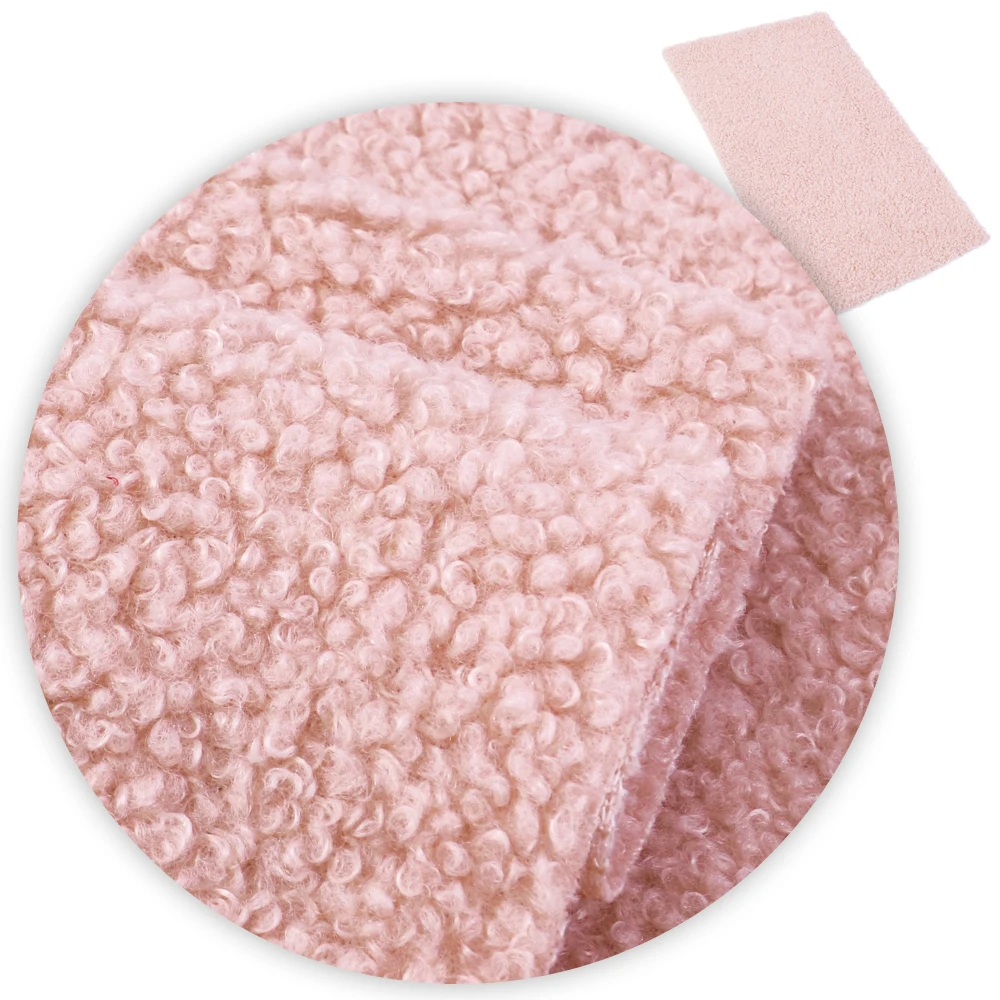 Роскошная круглая мягкая овечья шерстяная ткань 20*33 см материал флисовая