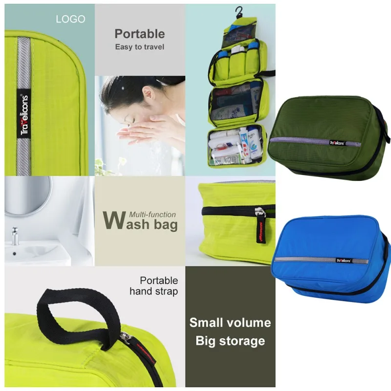 

Premium Travel Hanging Toiletry Bag With Expandable Compartments For Cosmetics Makeup Brushes Shaving Tools Sale