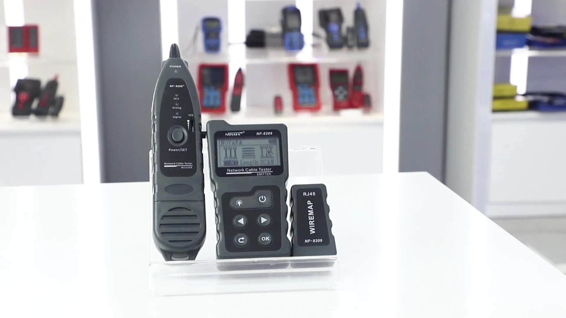 

ЖК-кабель задней подсветки, тестер непрерывности, NF-8209 STP UTP, проводной трекер с POE Tester