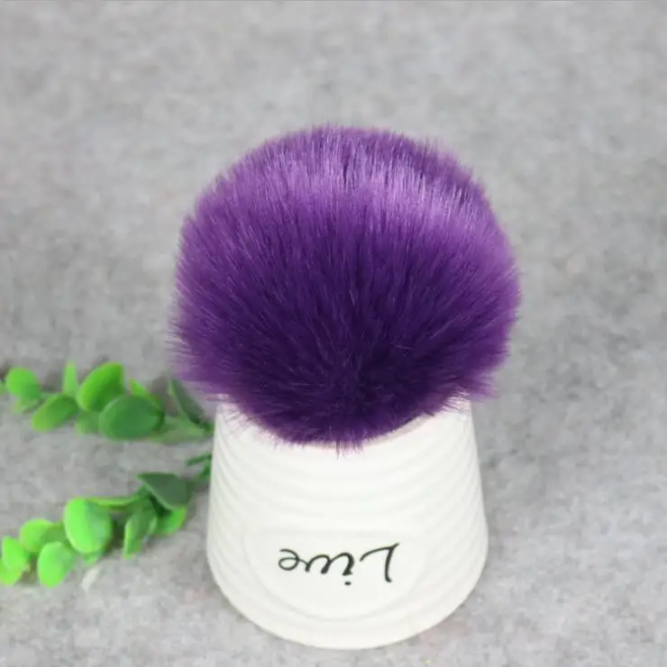 1 шт. 8 см большой помпон пушистый Плюшевые Ткань корабль DIY мягкие pom pon англичане Бал пушистика Home Decor швейные принадлежности craf цветы мяч декор помпон помпоны рукоделие помпоны - Цвет: E