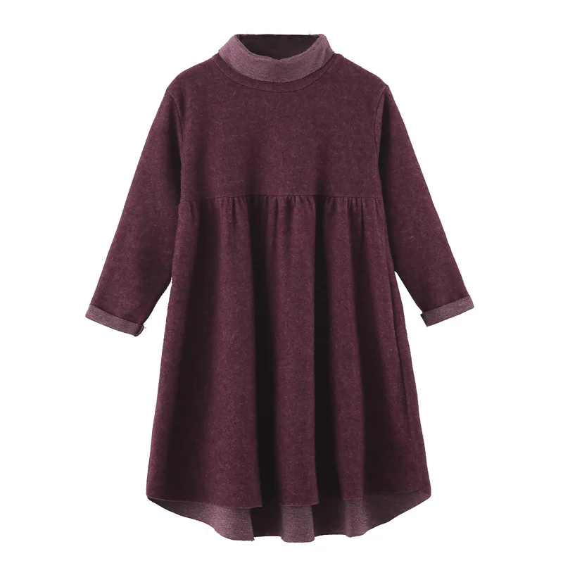 Платье для девочки Осень-зима детское платье отдыха свободное Модное нарядные