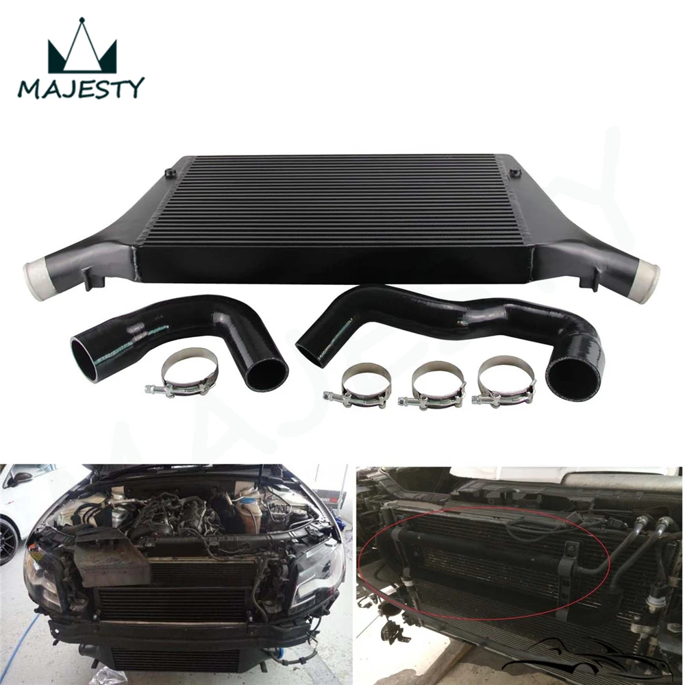 Интеркулер для настройки производительности подходит Audi A4 B8 A5 2 7/3 0 TDI 08 12 Black| |