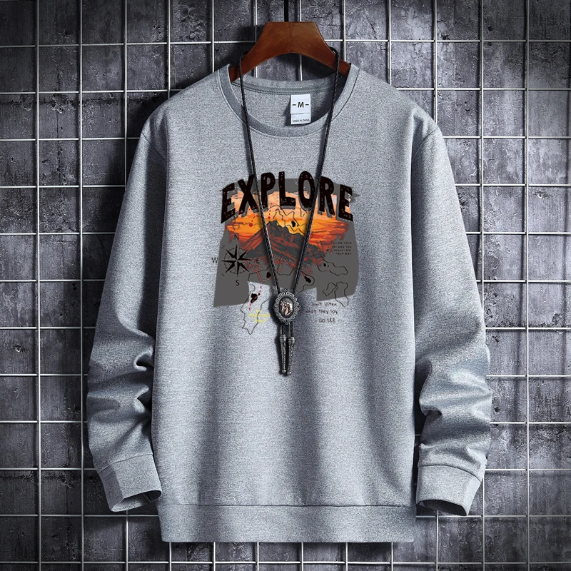 

2021 Anime Sweatshirts Maneskin Men Clothes Hip Hop Manga Crewneck Gothic Pullover Hoodie Oversized Tracksuit Streetwear Sweater