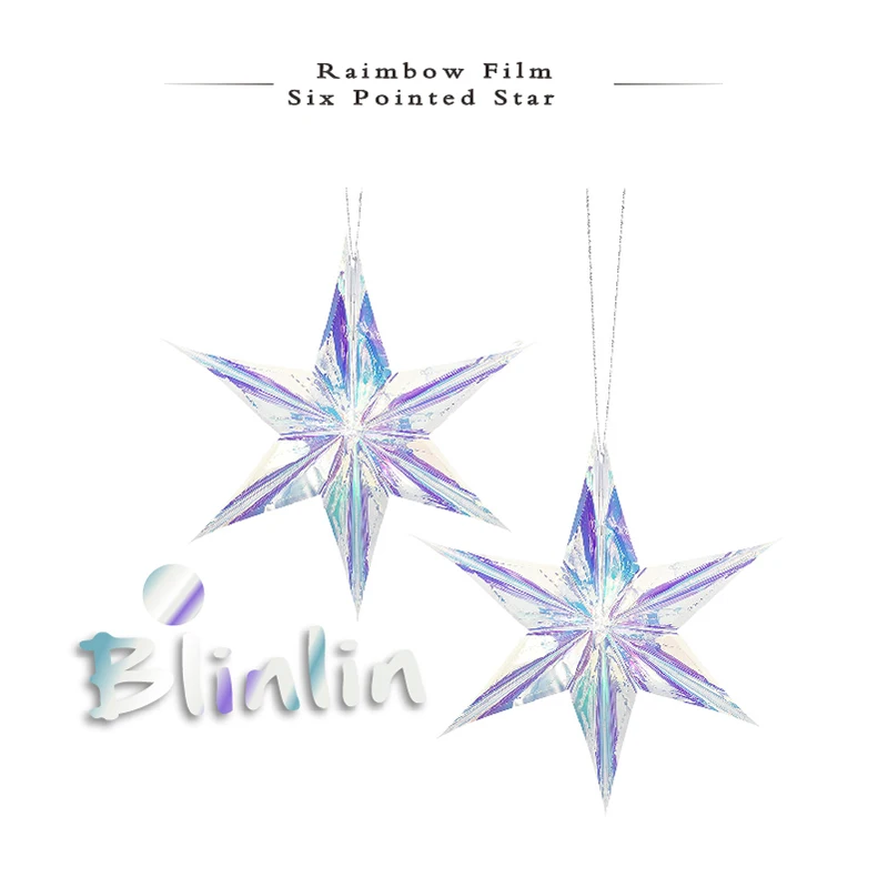 1 шт. Замороженные вечерние Рождественское украшение Снежинка/звезда кулон полые