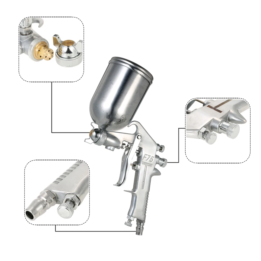400 мл Профессиональный гравитационный распылитель для краски распылительная