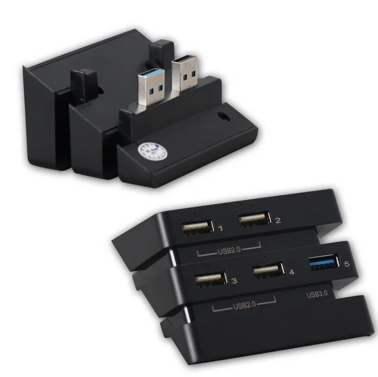 Новый USB-концентратор PS4 Pro с 5 портами USB высокоскоростной USB-адаптер (1*3 0)-(4*2 0)