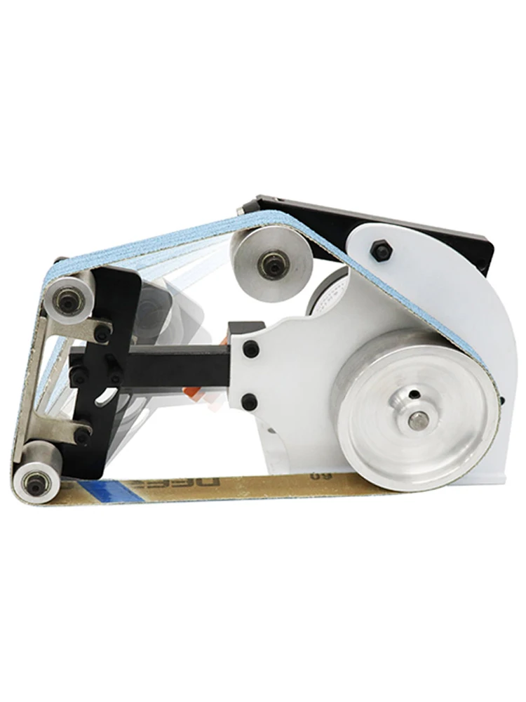 

220V Abrasive Belt Machine Small Sander Belt Grinder Industrial Grade Electric Polisher Woodworking Sanding Grinding Machine