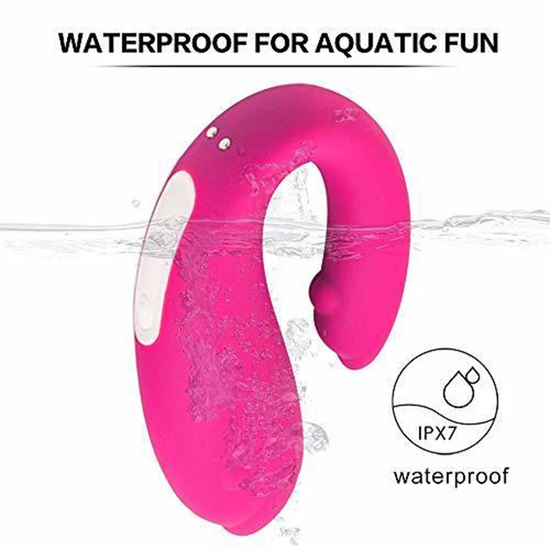 Анальный вибратор для клитора точки G с тихим двойным мотором 9 режимов вибрации