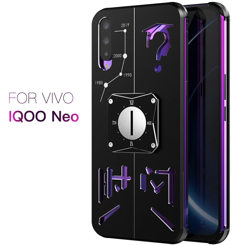 Роскошный металлический алюминиевый чехол для Vivo iQOO NEO Z5 V17 NEO Y7S S1 Helio P65, чехол для Vivo iQOO