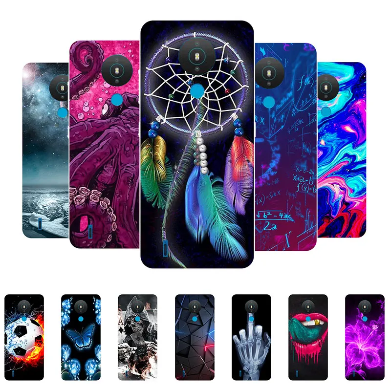

For Nokia 1.4 Case 6.52" Fashion Soft Silicone Back Case For Nokia 1.4 Phone Cover For Nokia1.4 etui Shockproof Fundas Bumper