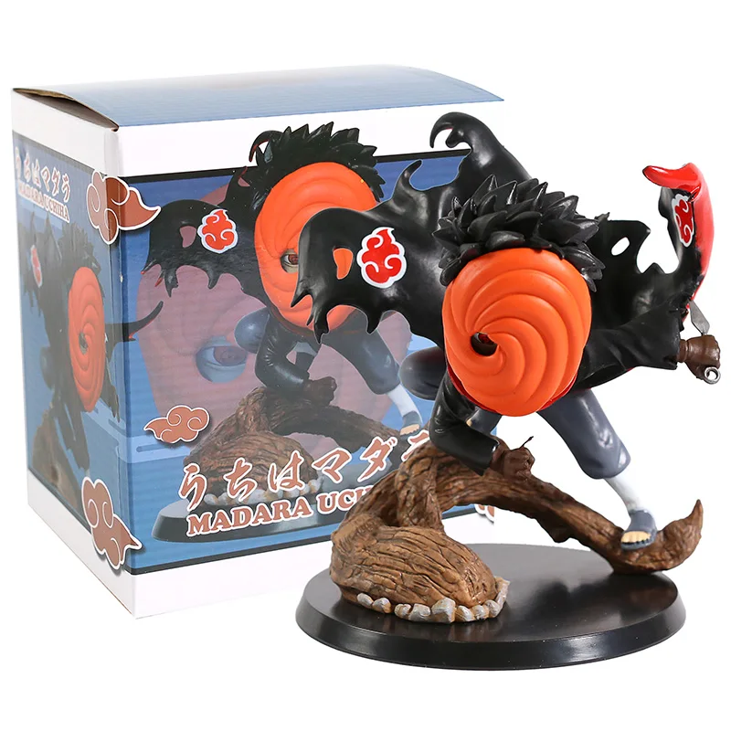 Madara box Наруто Shippuden Мадара Учиха/Хидан ПВХ фигурка Коллекционная модель игрушки - Цвет: Madara box