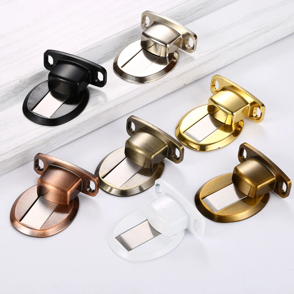 Нержавеющая сталь твердый Невидимый удар-бесплатно анти-столкновения дверной