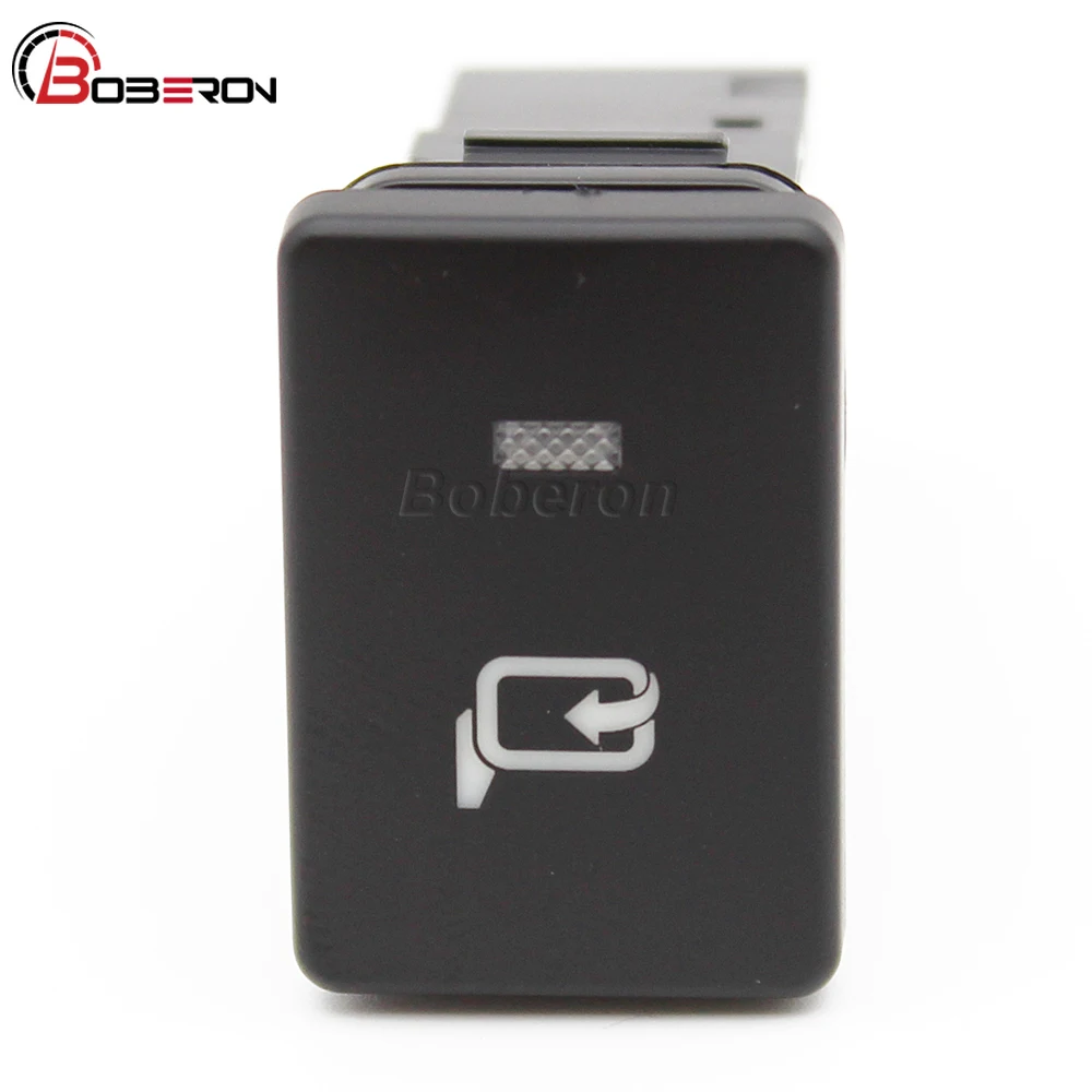 Зеленосветодиодный светодиодное освещение кнопка зеркала заднего вида складной