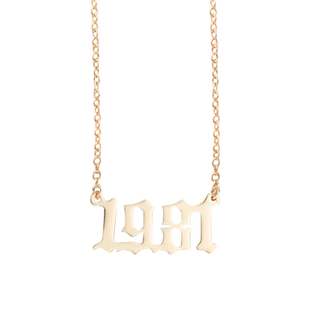 Женские ожерелья ювелирные изделия подарок на день рождения в стиле Collares золото