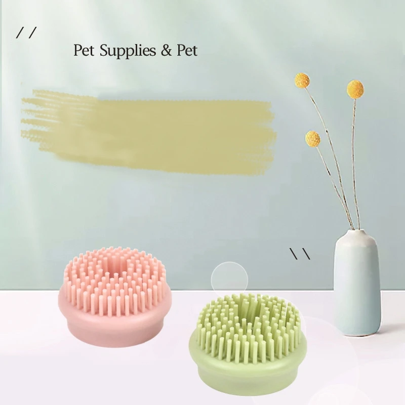 2 шт. силиконовая расческа для собак и кошек |