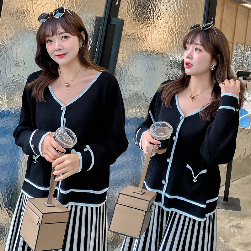 

Новая женская блузка в западном стиле для ранней осени 2020, вязаный маленький кардиган