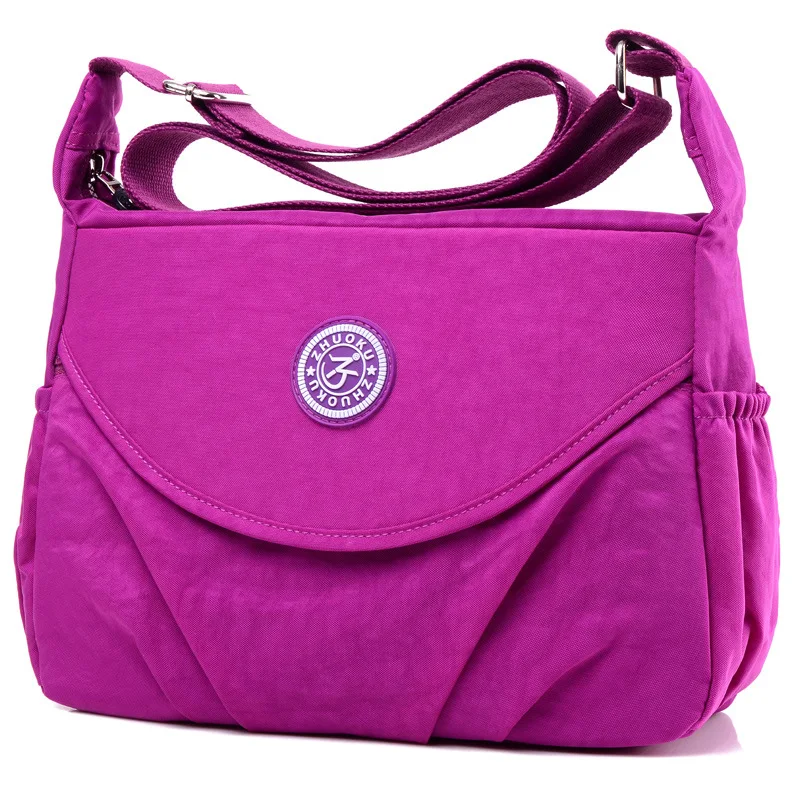 Новинка 2020 сумки через плечо на одной молнии и нейлоновая Водонепроницаемая