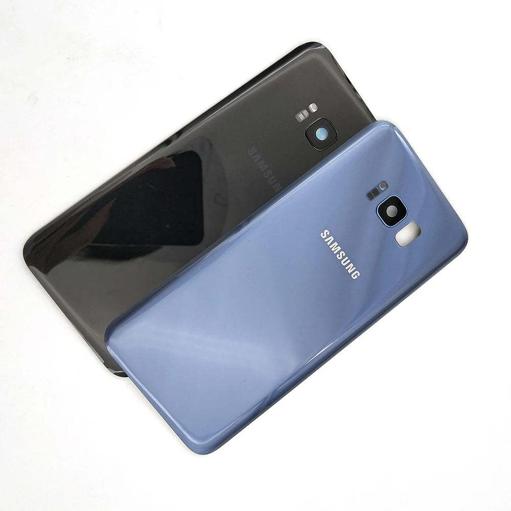 Оригинальный Samsung Galaxy S8 Plus s8 + G950 G950F G955 G955F задняя крышка аккумулятора стеклянный