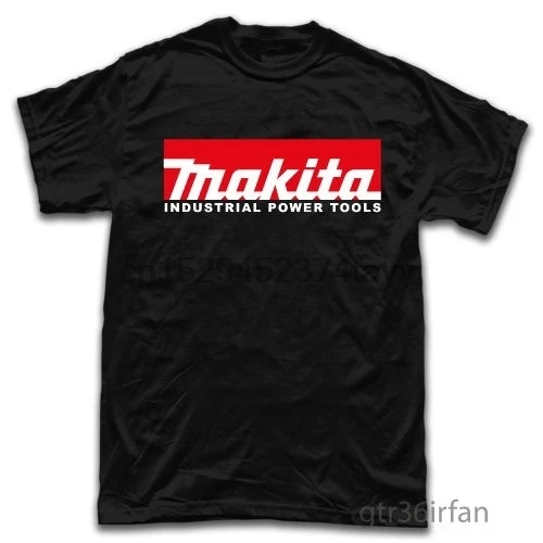 Классическая черная футболка Makita Heavy Duty Tools с логотипом|Мужские футболки| |