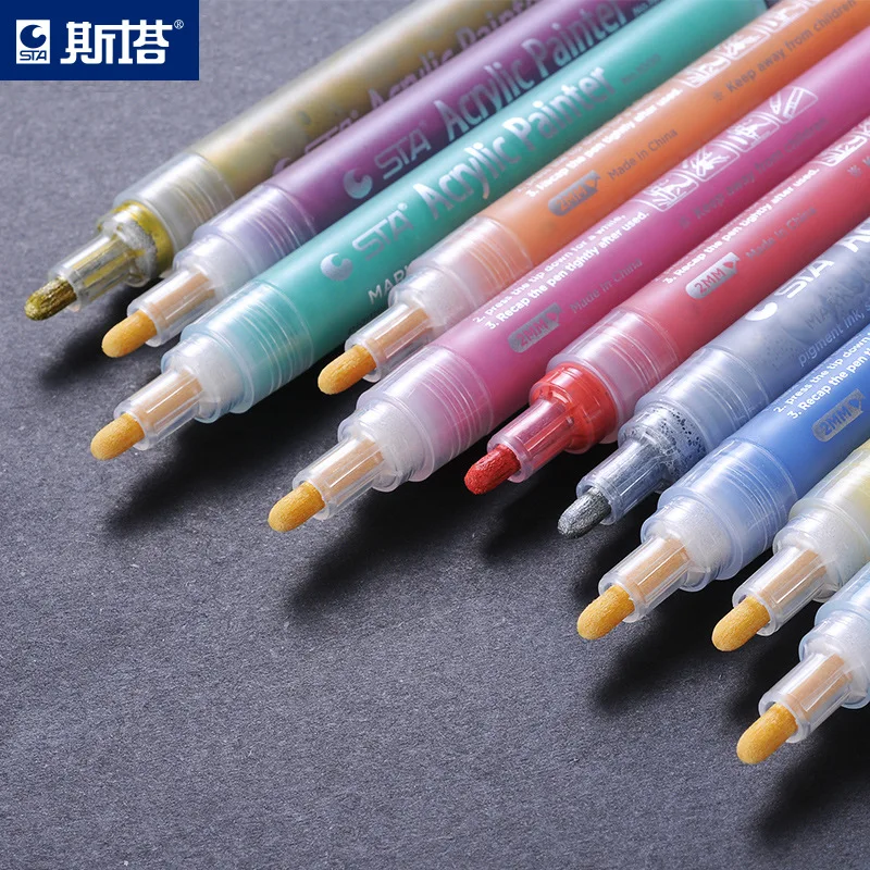 1 шт. 2 мм акриловая ручка для разметки цветные ручки керамики стекло фарфоровая