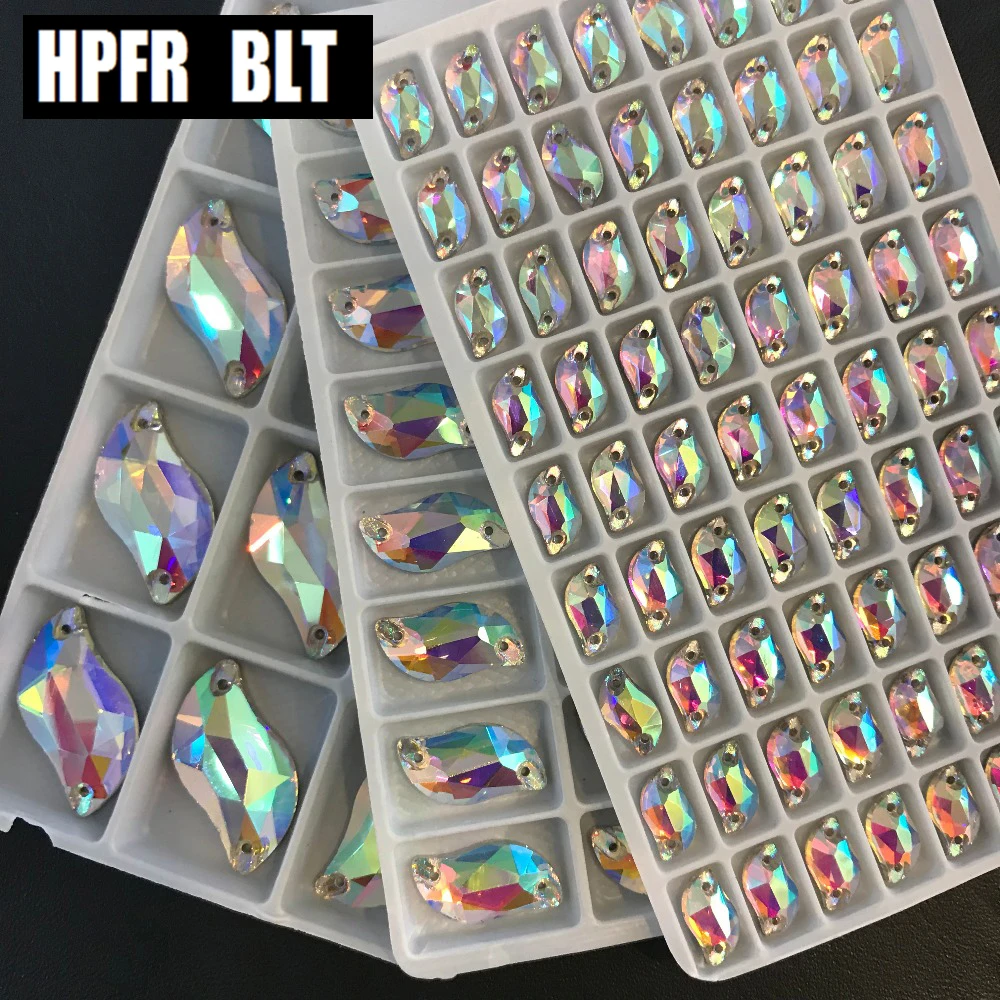 Русалка Кристалл AB форма пришивать Стразы стиль для изготовления платья