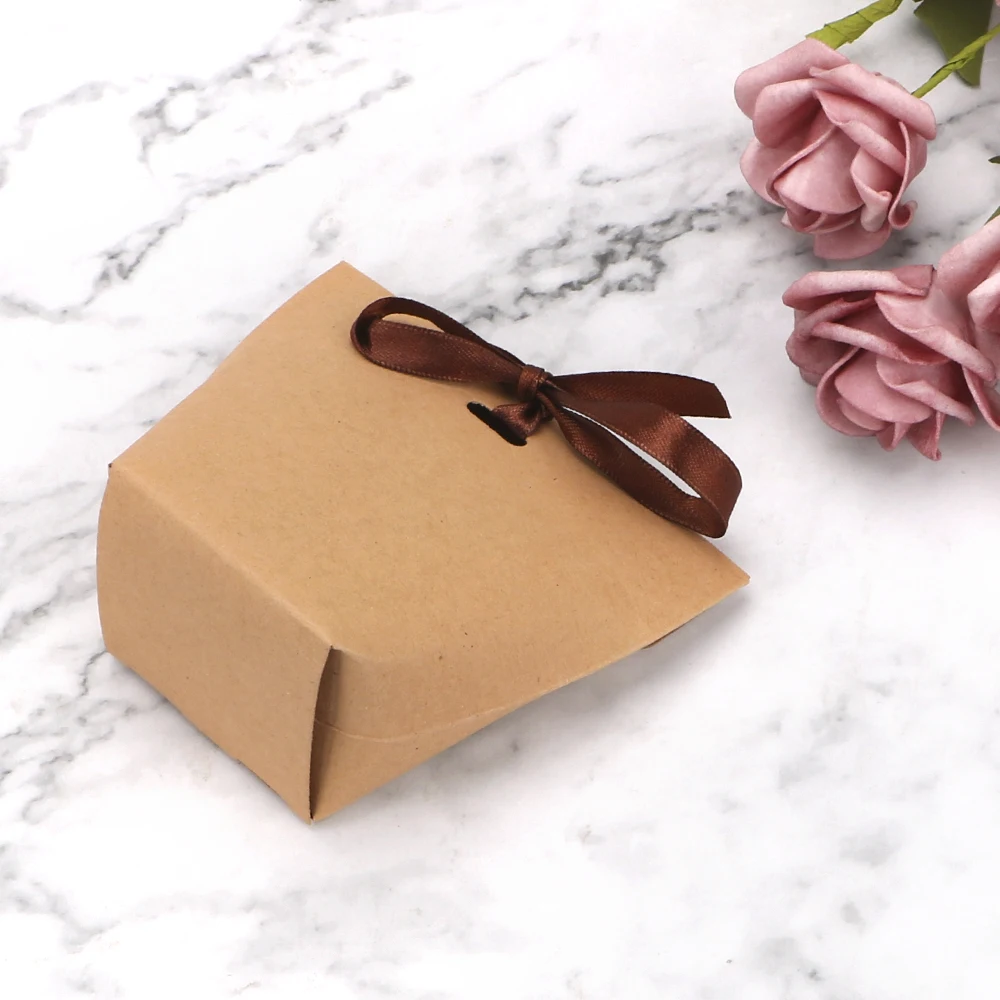 Белая черная сумка для конфет 50 шт. |