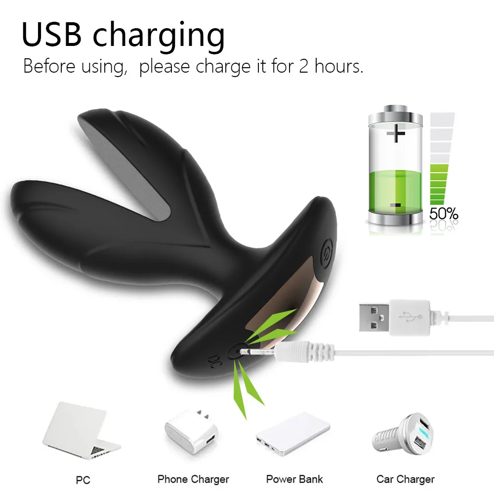 Анальный расширитель электро-шоковой пробки фаллоимитатор вибратор массажер