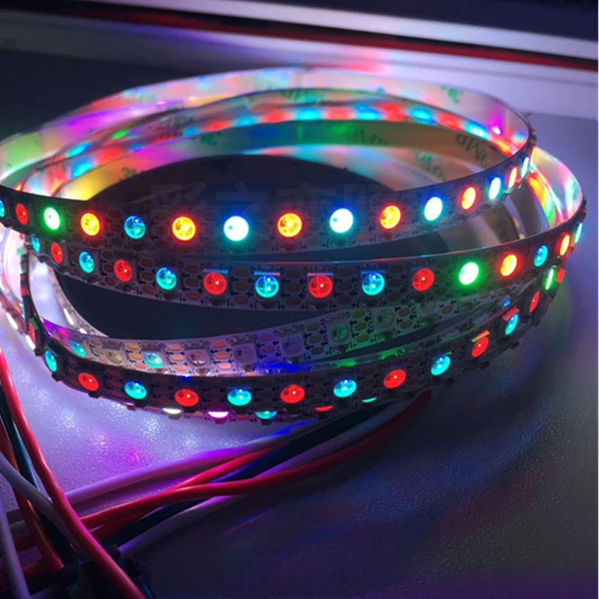 Адресуемый светодиодный светильник для Пиксельной полосы DC5V SK6812 144 60 8 мм 4 PCB MINI 3535