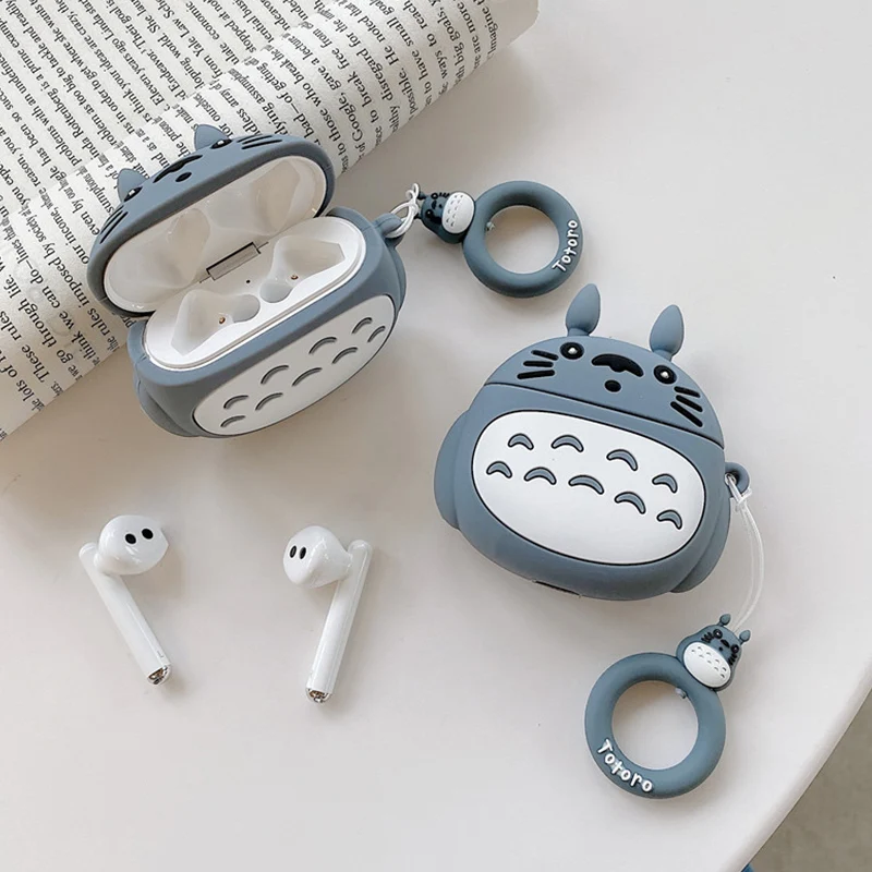 Чехол для Huawei Freebuds 3 милый 3D мультяшный чехол наушников Kawaii Totoro защитный с