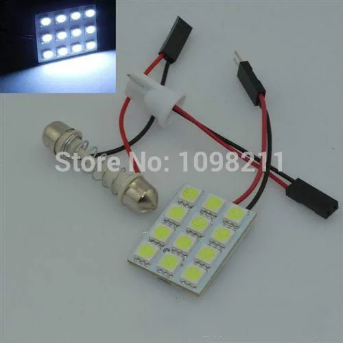 2 шт. 12 5050 SMD светильник Панель Белый Универсальный Купол Карта Чтение груз