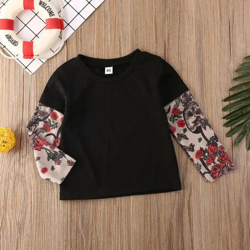 Conjuntos de Tops para beb&eacute;, camiseta para reci&eacute;n nacido, mono unisex, tops informales, trajes de algod&oacute;n de manga larga-3