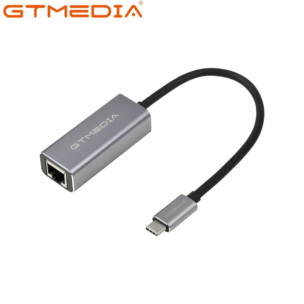 GTMEDIA USB C USB3.1 C/M для RJ45 (10/100/1000M) адаптер MacBook Samsung Galaxy S9 Huawei Mate 20 Смарт 3 1