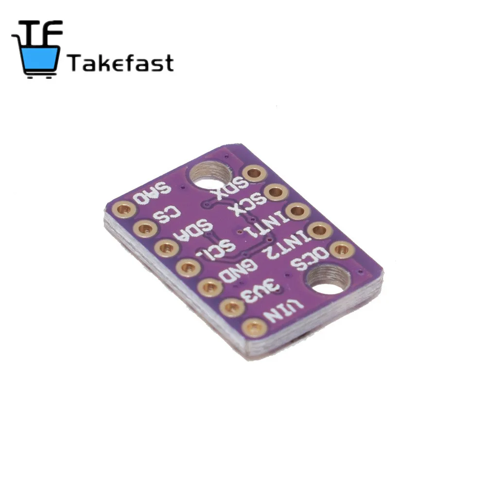 Протокол связи IIC I2C SPI 3-5 В MH-ET г. BMI160 GY-BMI160 6 осей гироскоп сила тяжести модуль