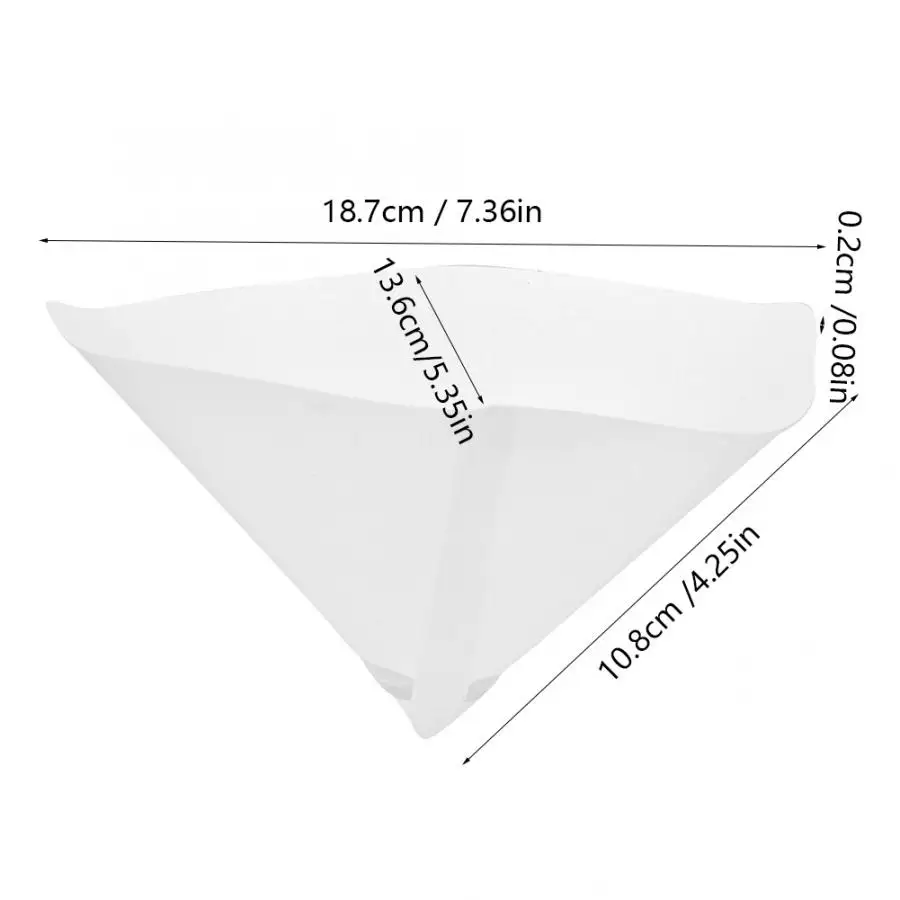 100 сетчатая бумага ситечко для краски конический тонкий фильтр промышленное