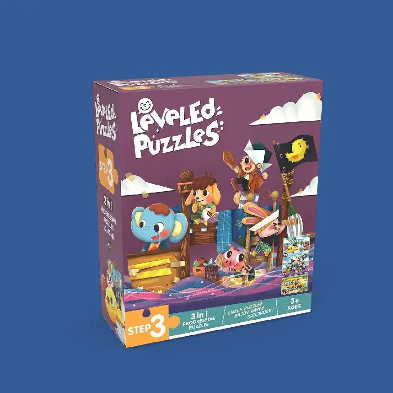 

Kid's Advanced Educational Puzzles Baby Early Childhood Education Enlightenment Cognitive Thinking Story Book Jigsaw Puzzle Toys
