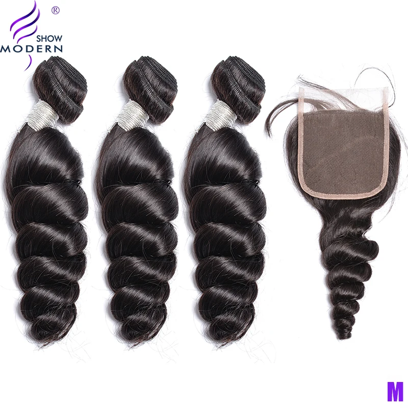 Современное шоу перуанские свободные глубокая волна 3 Связки с закрытием