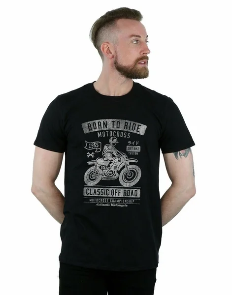 

Drewbacca Men's Born To Ride Motocross T-Shirt