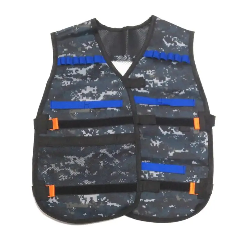 Camouflagevest Детский игровой жилет игрушечный костюм игрушка Оружейная кобура жилет для детей на открытом воздухе магазин для автомата совместимый Nerf пистолет рождественские подарки - Цвет: Camouflagevest