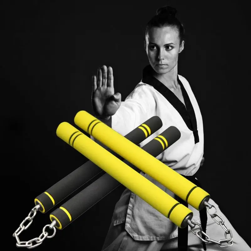 

Children Adult Sponge Nunchaku Beginners Practice Martial Arts Foam Stick