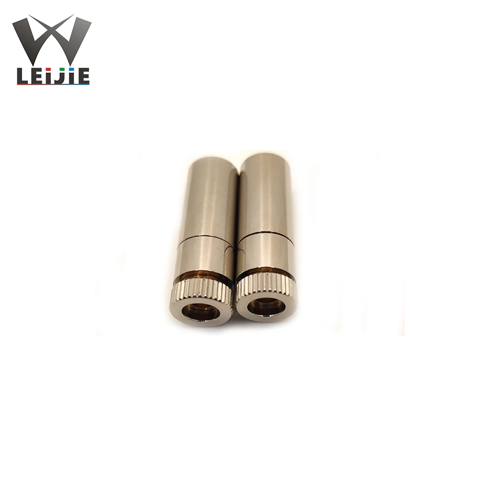 2pcs 12x35mm 5.6mm Laser Diode Housing Case Shell Spring with Metal 200nm-1100nm Collimating Lens DIY for LD Module - купить по