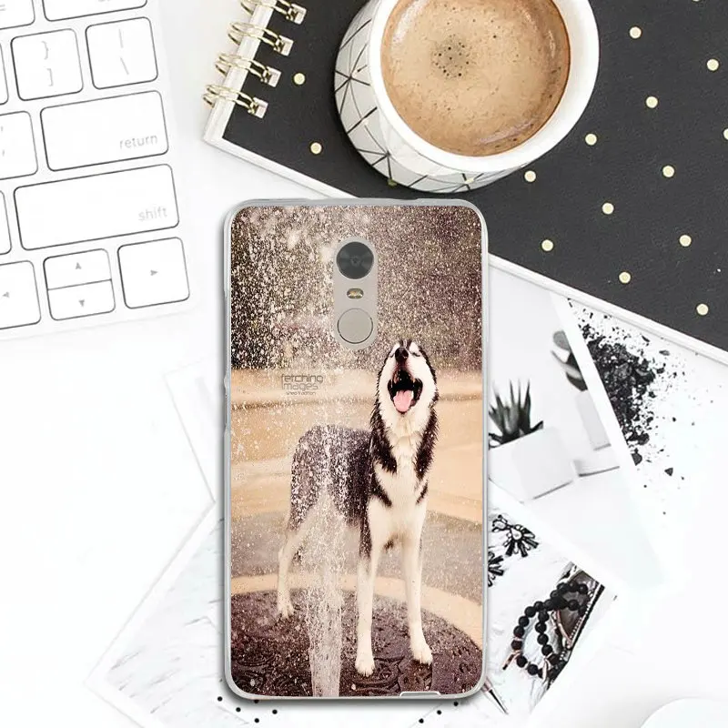 Silicone Soft Phone Cases for Xiaomi Mi Redmi Note 3S 4 4X 4A 5 5S 5A 6 8 A1 Pro Plus Max 3 Aladdin Siberian Husky Dog |