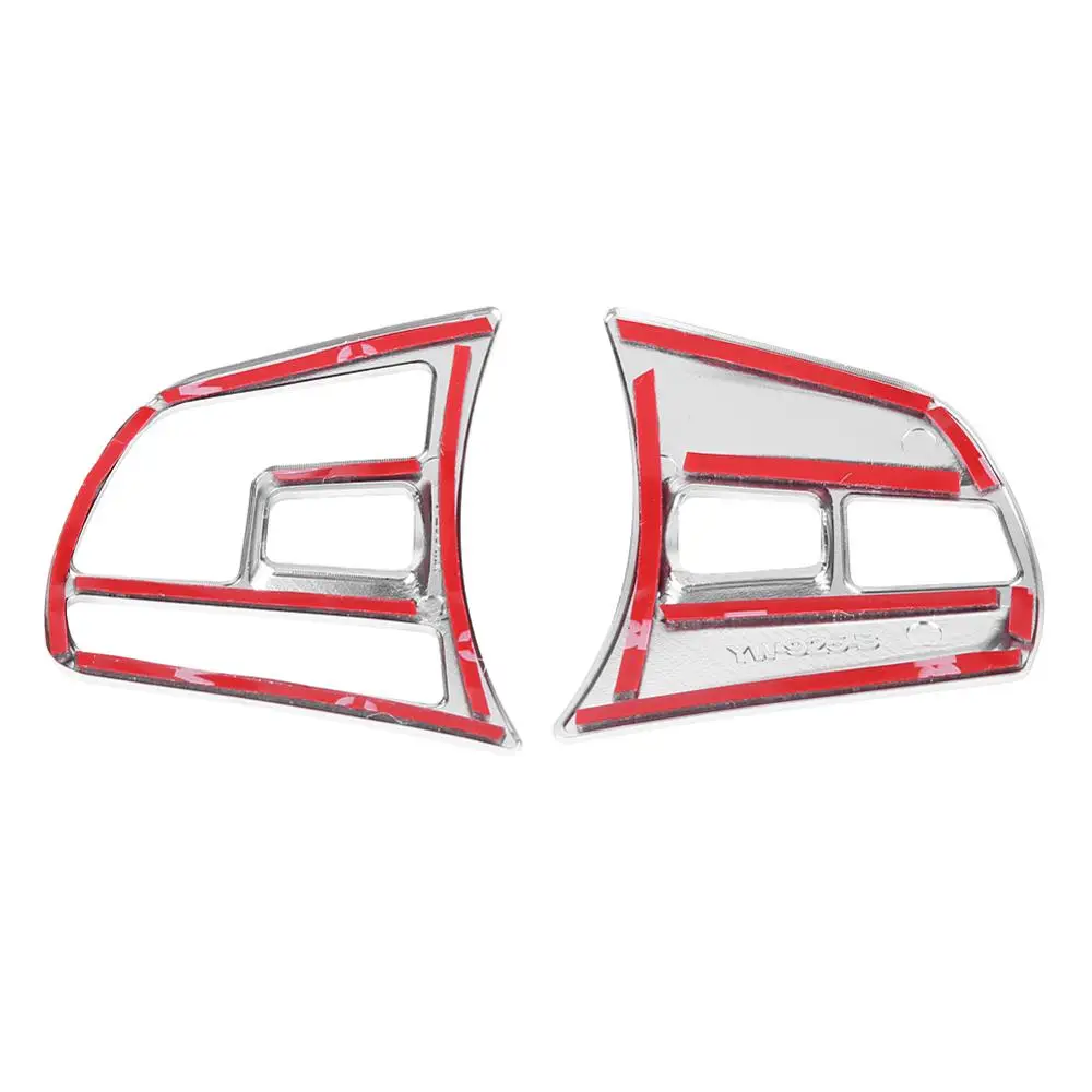 Крышка кнопки рулевого колеса из матового хрома для BMW 3 серии/GT F30 F34 2013 2018|Лепнина