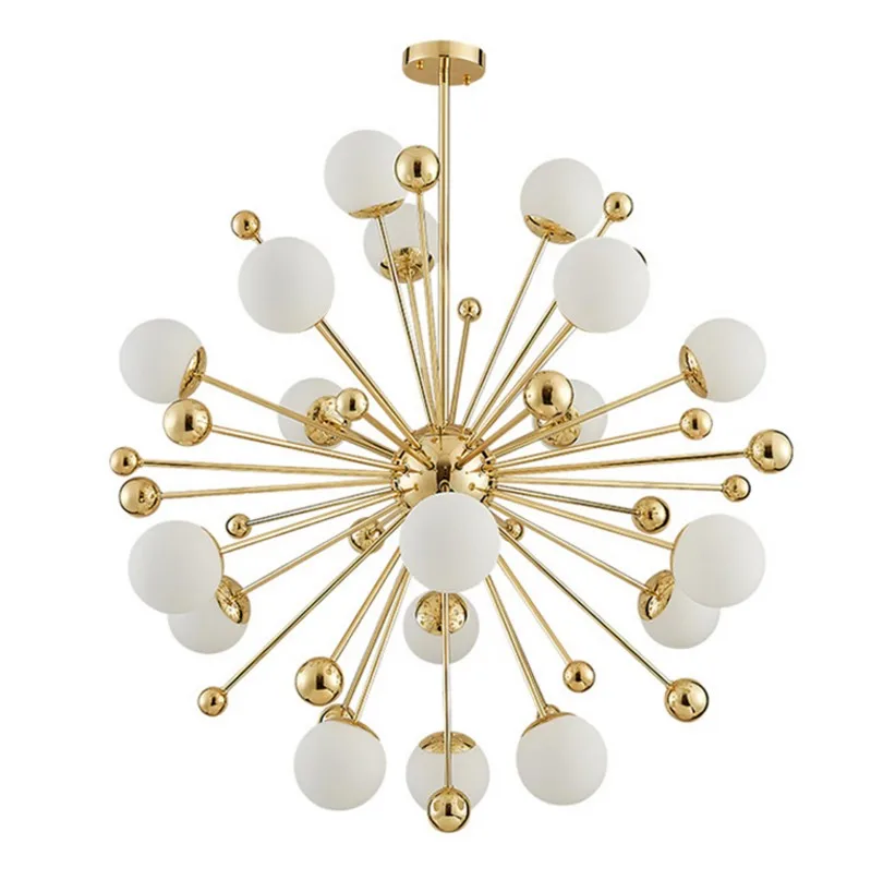 

LukLoy Glass Ball Pendant Lamp Modern Led Chandelier Light Hanging Dining Room Led Pendant Fixture Loft Chandelier Home Lighting