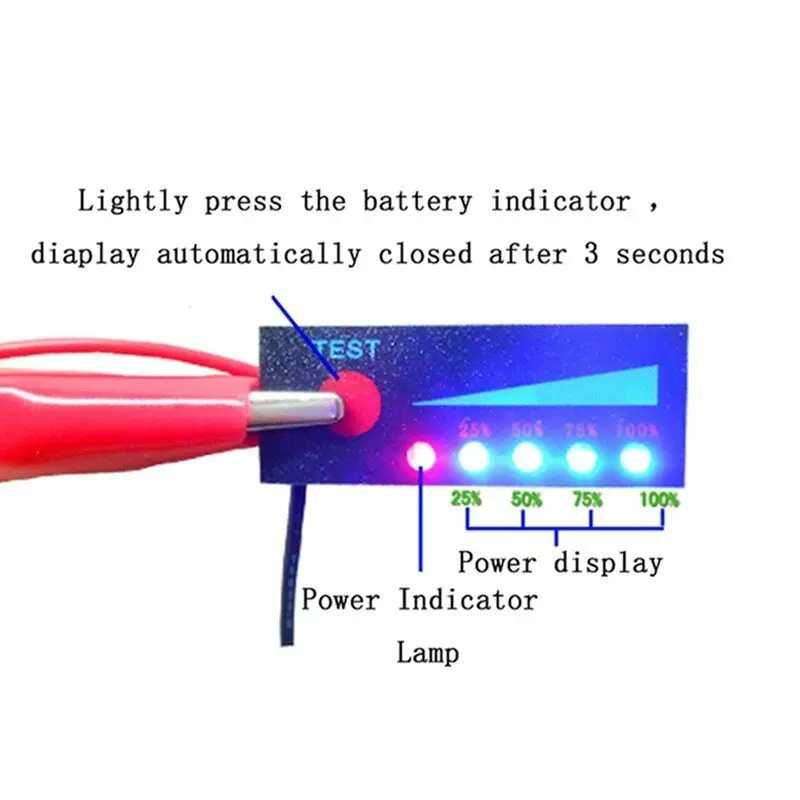 Свинцово кислотный индикатор уровня батареи 2S/ 3S/Φ/6S /7S 3 7 V 12V 24V 36V 48V 18650| |
