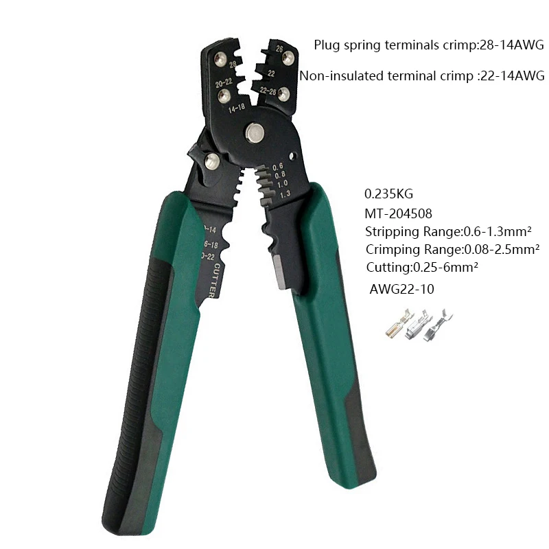 Multitool pliers Crimping Pliers wire stripper Multi functional Snap Ring Terminals Crimpper Decrustation | Инструменты