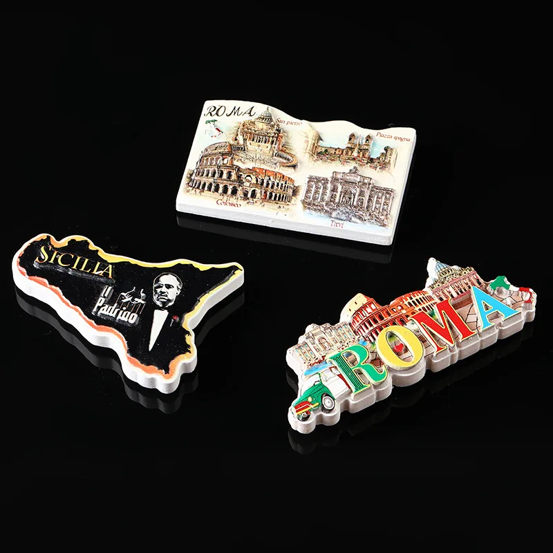 Магнит на холодильник украшение мира туристические сувенирные смола ремесла Roma