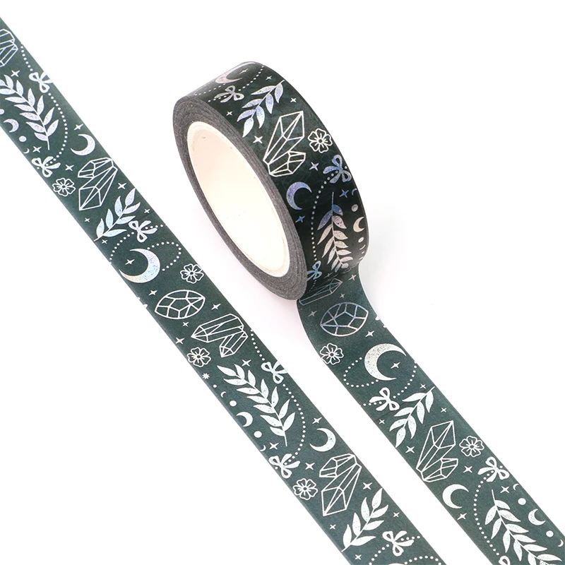 

Серебряная фольга для украшения дневников GREATHOPE WASHI TAPE