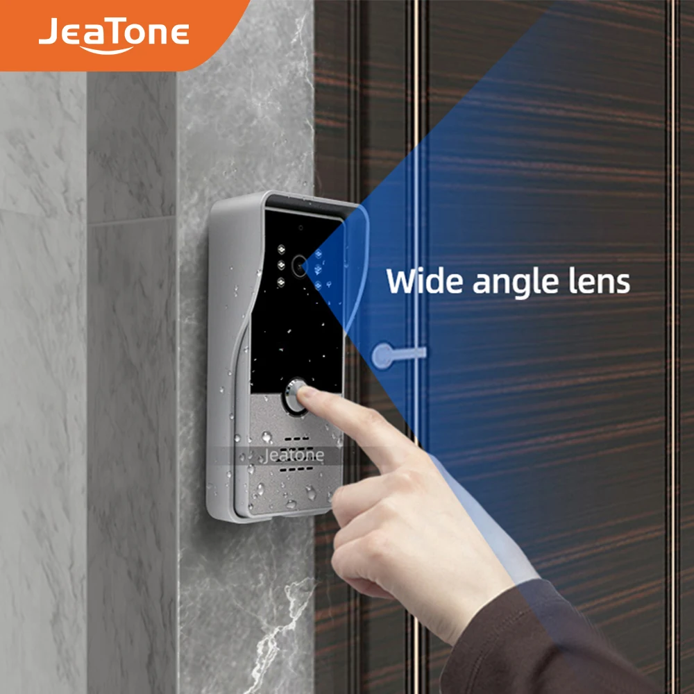 Jeatone 7 ''видео домофон 600TVL широкоугольный угол обзора/дневное и ночное видение